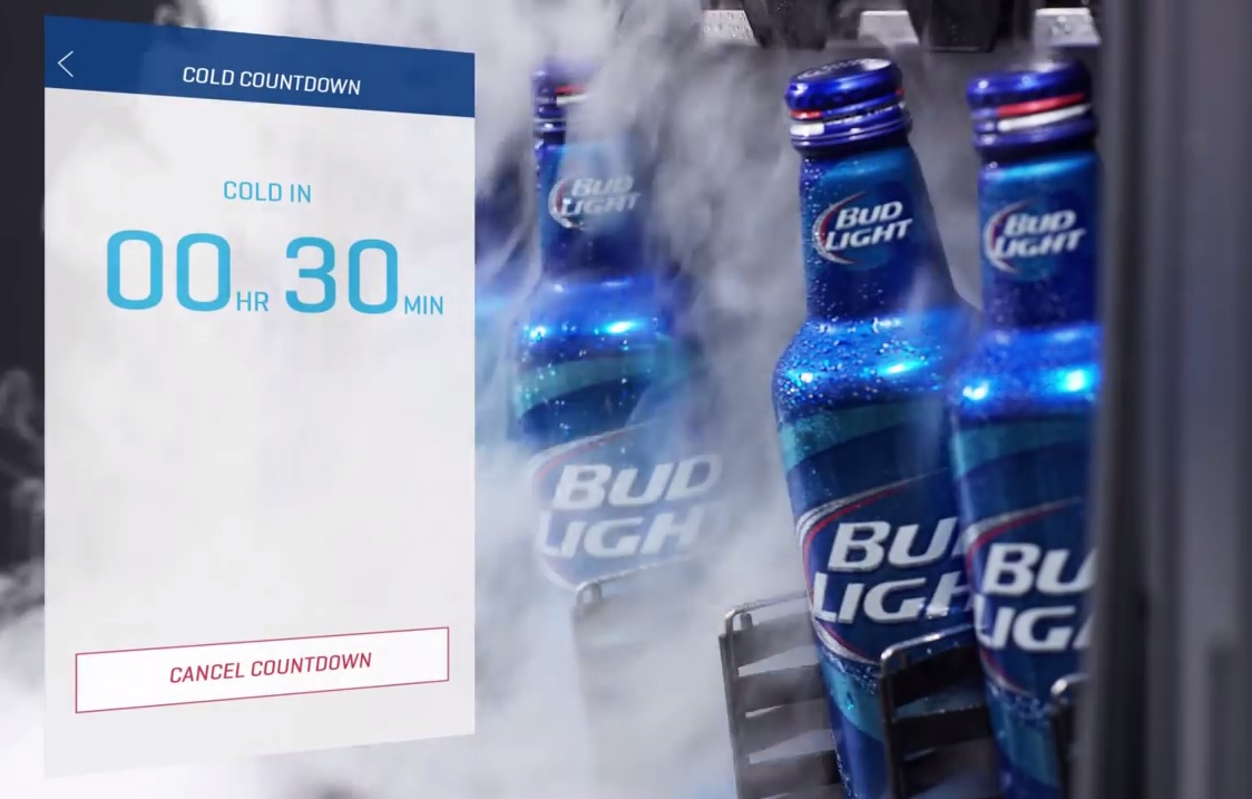 Bud Light komt met slimme koelkast