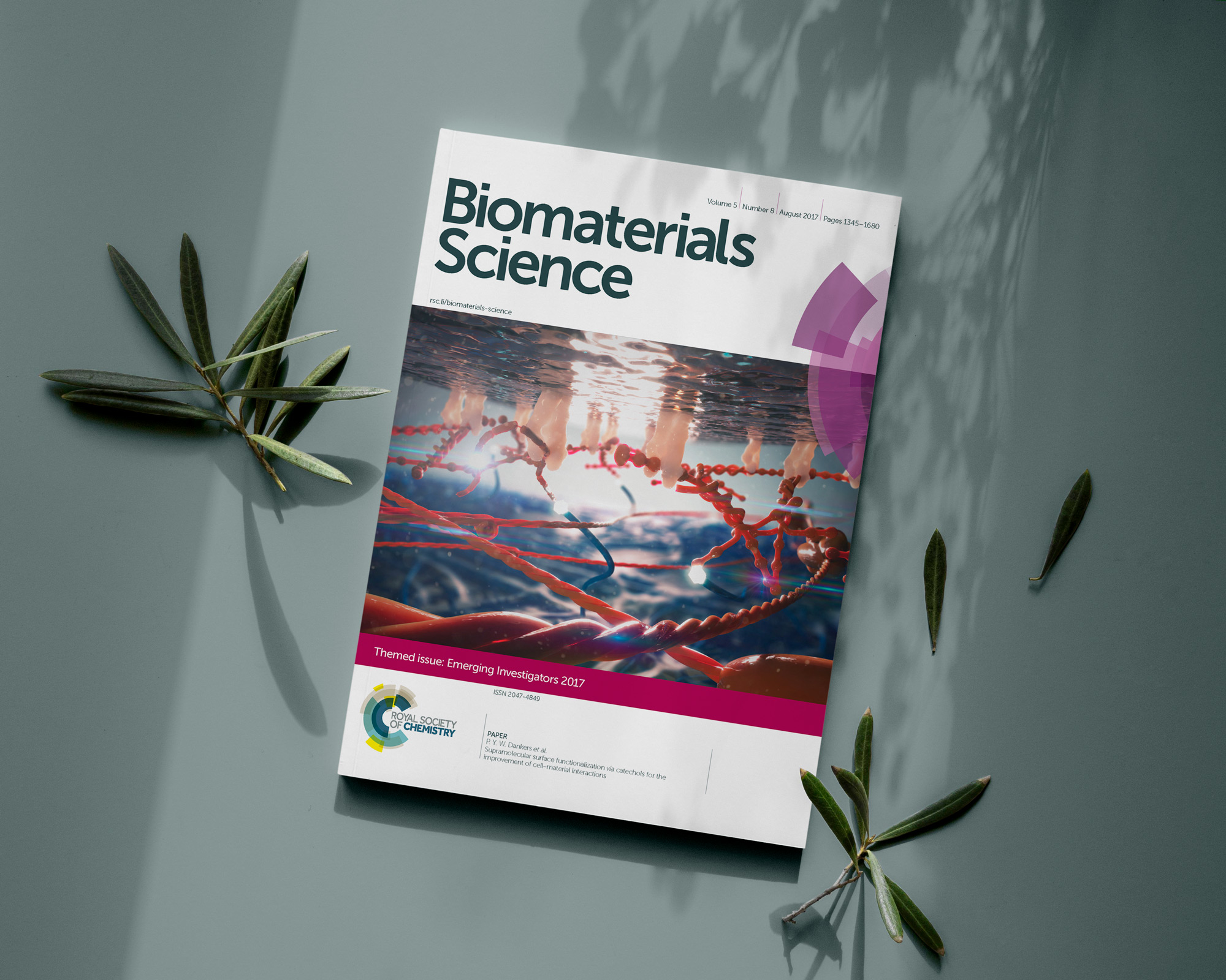 Biomaterials Science Journal Cover